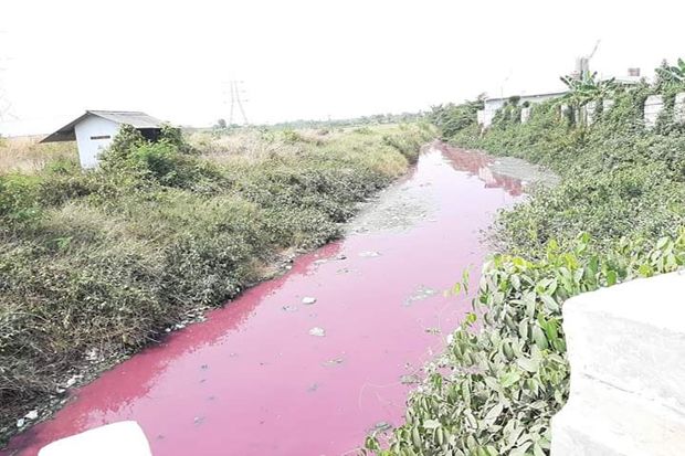 Aneh, Air Sungai di...