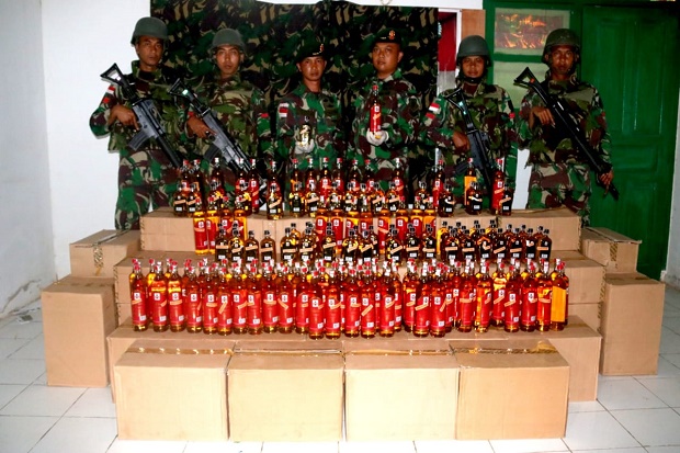 Satgas Yonif MR 411...