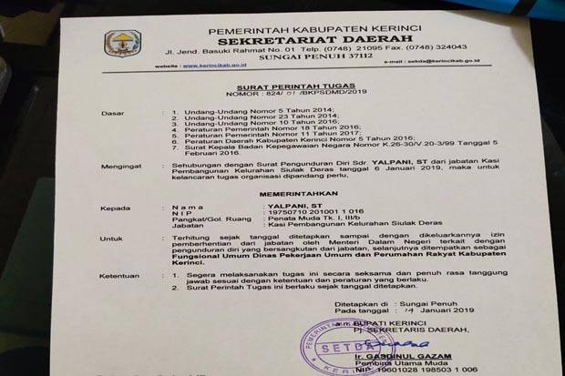 Wewenang Mutasi Pegawai...