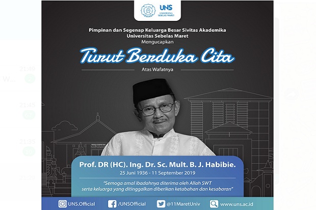 UNS Sebut BJ Habibie...