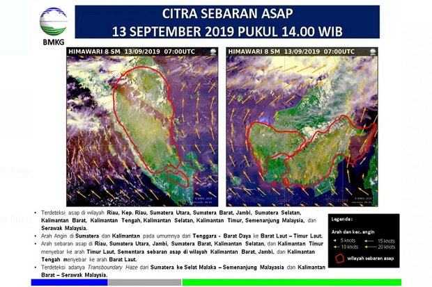 BMKG Sebut Titik Api...