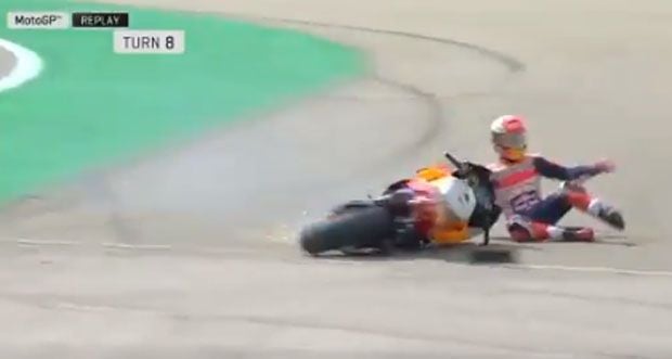 Marc Marquez Alami Kecelakaan...