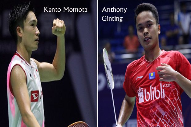Anthony Ginting vs Kento...