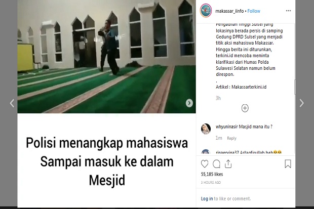 Video Oknum Aparat Masuk...