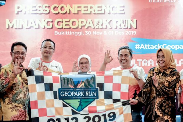 Minang Geopark Run Wujudkan...