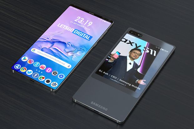 Samsung Patenkan Smartphone...