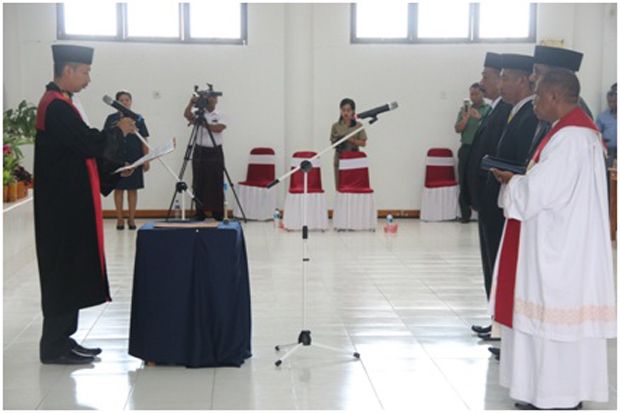 Usai Disumpah, Ketua...