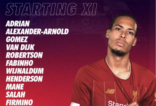 Susunan Pemain Liverpool...
