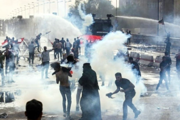 Demonstrasi di Irak...
