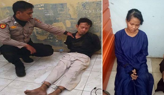 Pasutri Pelaku Penusukan...