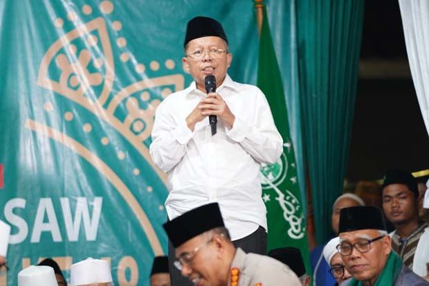 Hadiri Haul KH Wahab...