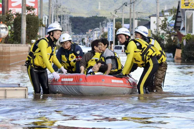 Korban Tewas Topan Hagibis...