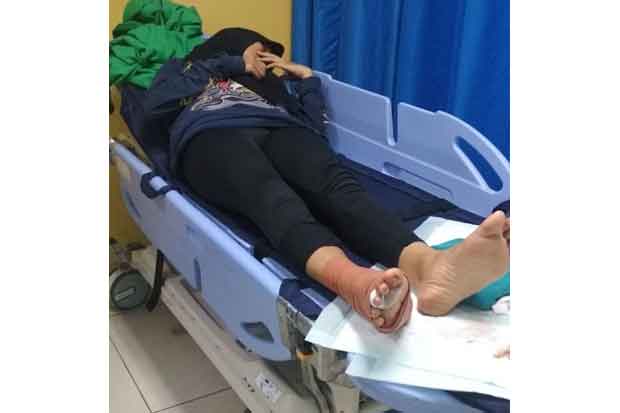 Ditabrak Pelaku Curanmor,...