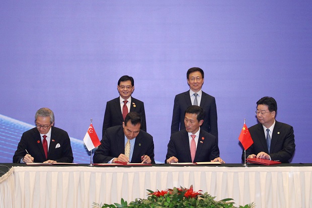China-Singapura Teken...