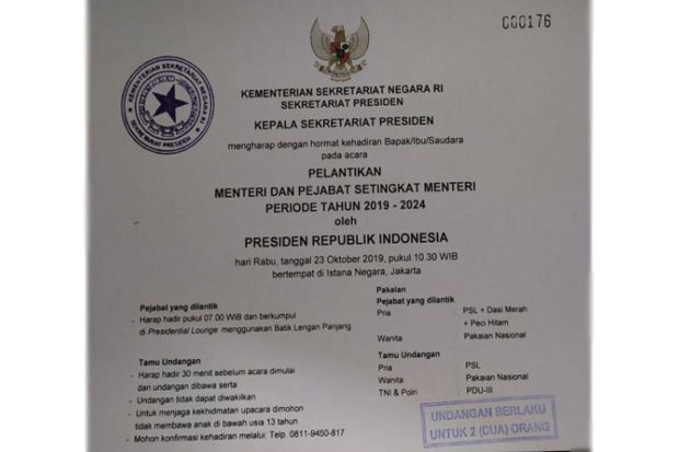 Pelantikan Menteri dan...