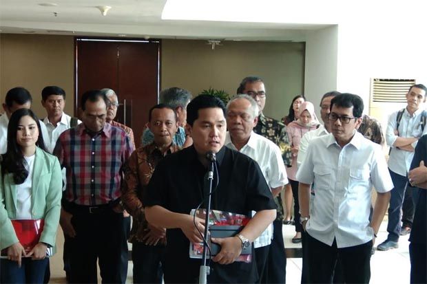 Menteri Erick Thohir...