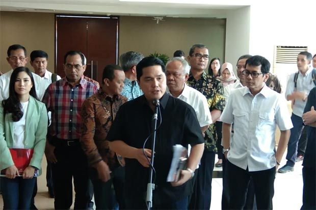Menteri BUMN Erick Thohir...