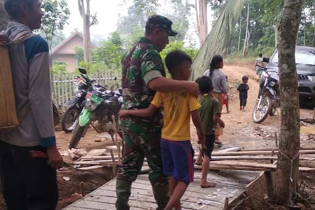 Berkat TMMD, Suku Anak...