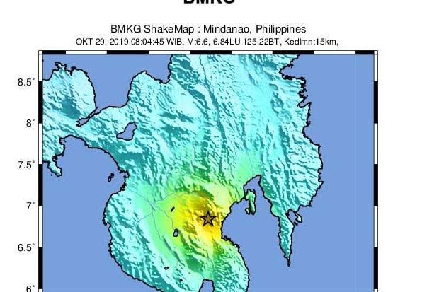 Gempa Tektonik 6,8 SR...