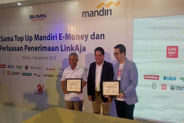 Bank Mandiri dan LinkAja...