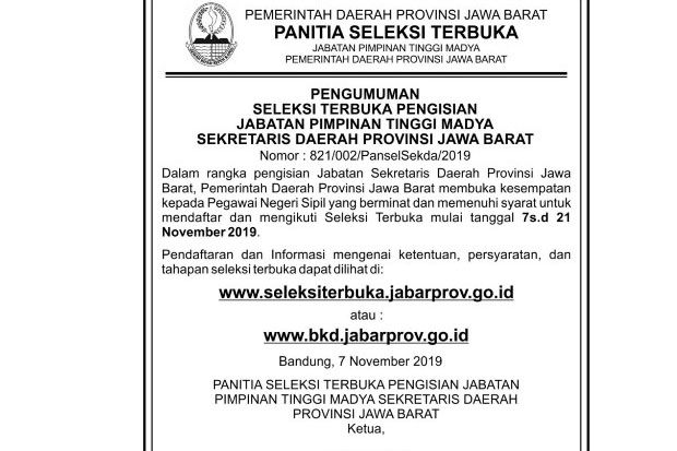 Pendaftaran Open Recruitment...