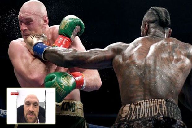 Tyson Fury Posting Video...