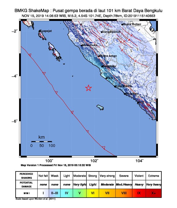Gempa 5,2 SR Guncang...
