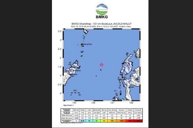 Gempa Bumi 4,4 SR Guncang...