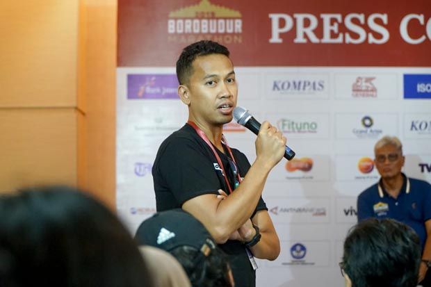 Pelari Borobudur Marathon,...