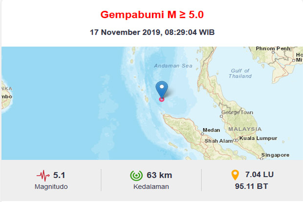 Gempa Bumi Magnitudo...