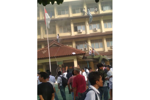 Kebakaran Hebat di SMK...