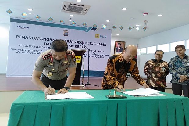 PLN Gandeng Polda Riau...