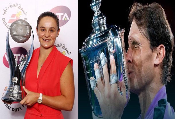 Rafael Nadal dan Ashleigh...