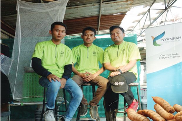 Larva Ubah Sampah Organik...