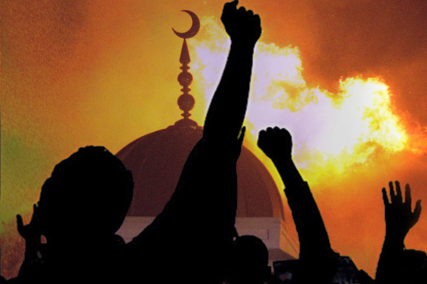 Empat Masjid Dibakar,...