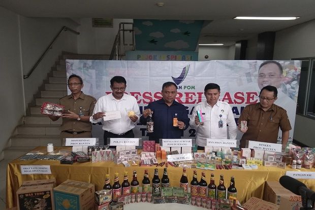 Selama 2019, BPOM Serang...