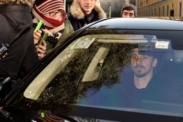 Tiba di Milan, Ibrahimovic...