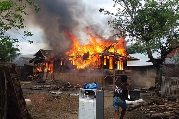 Kebakaran di Pemukiman...