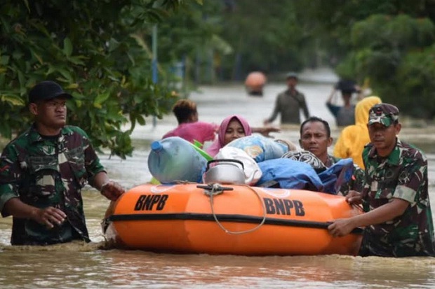 Luapan Sungai Tuntang...