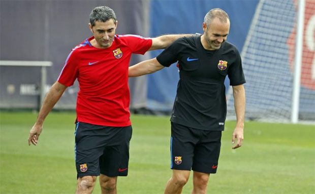 Iniesta Tak Terima Valverde...