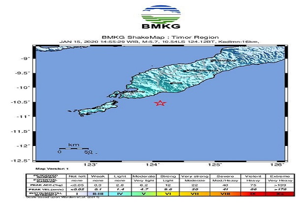 Gempa Magnitudo 5,9...