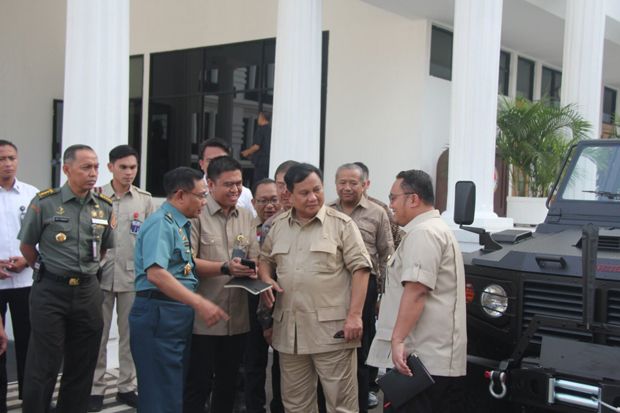 Prabowo Pantau Persiapan...