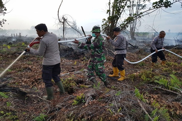 Tangani Karhutla, Kapolda...