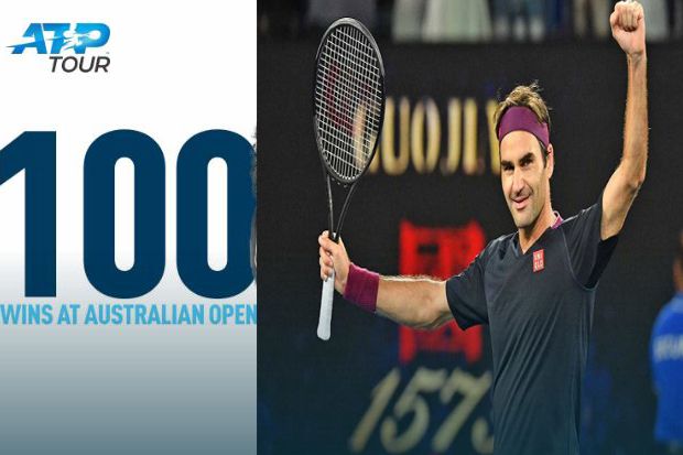 Federer Ukir Victory...