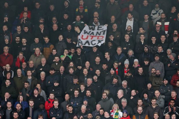 Fans Manchester United...