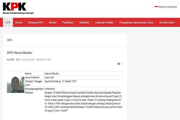 Sempat Endus Harun Masiku...