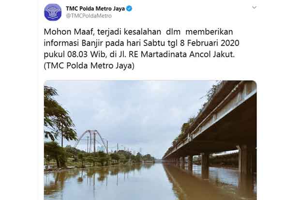 Akun TMC Polda Metro...