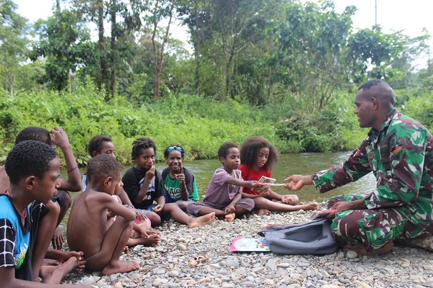 Hibur Anak Papua, Satgas...