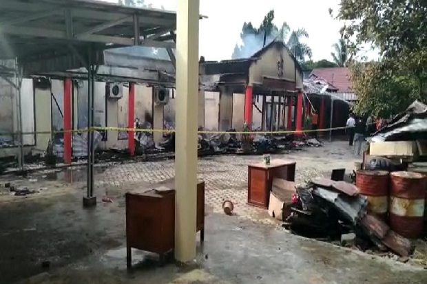 Mapolres Ogan Ilir Hangus...