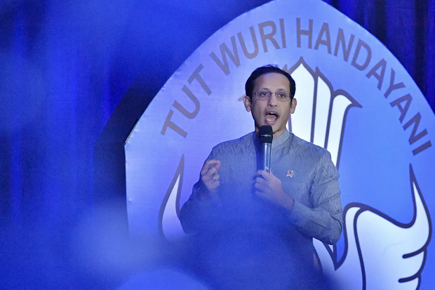 Menteri Nadiem Makarim...